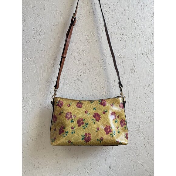 PATRICIA NASH Betta floral leather shoulder crossbody bag -Western Lace (Defect) - Picture 7 of 12